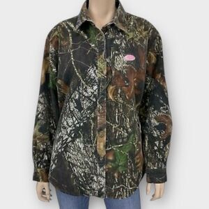 Mossy Oak Camo Outdoor Hunting Blouse Women’s Size M